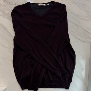 Calvin Klein Men's Dark V-Neck Sweater